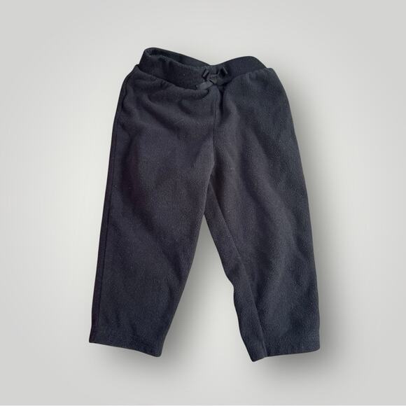 🍋2/$30- Lot of Four 12M Baby Girl Pants Boho Fleece Winter Mix Bell Bottoms - Picture 3 of 5